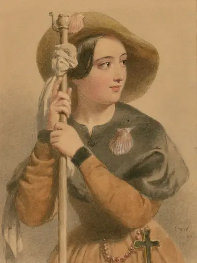 Heroines of Shakespeare Pl.1 av John Massey Wright