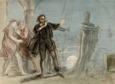 Illustrations to Shakespeare Pl.001 av John Massey Wright