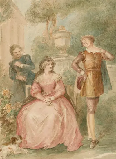 Illustration till Shakespeare av John Massey Wright