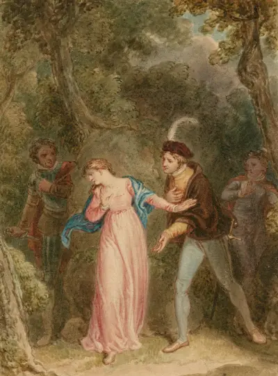 Illustration till Shakespeare, pl. 6 av John Massey Wright