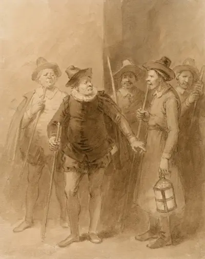 Illustrationer till Shakespeare Pl.011 av John Massey Wright