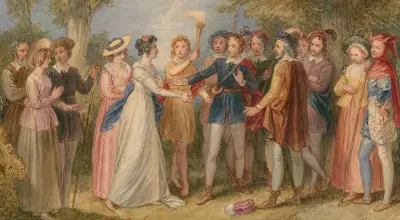 Illustrations to Shakespeare Pl.018 av John Massey Wright