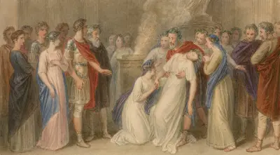 Illustrationer till Shakespeare Pl.021 av John Massey Wright