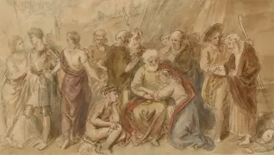 Illustrations to Shakespeare Pl.032 av John Massey Wright