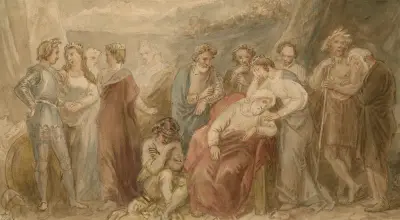 Illustration till Shakespeare, pl. 33 av John Massey Wright