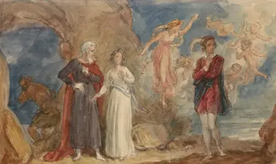 Illustration till Shakespeare pl. 34 av John Massey Wright