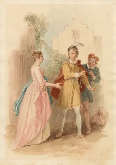 Illustrations to Shakespeare Pl.043 av John Massey Wright