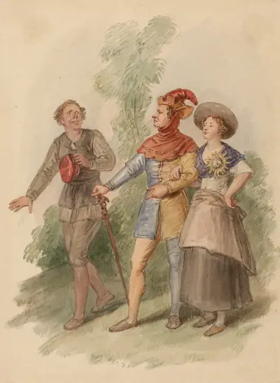 Illustrations to Shakespeare Pl.050 av John Massey Wright