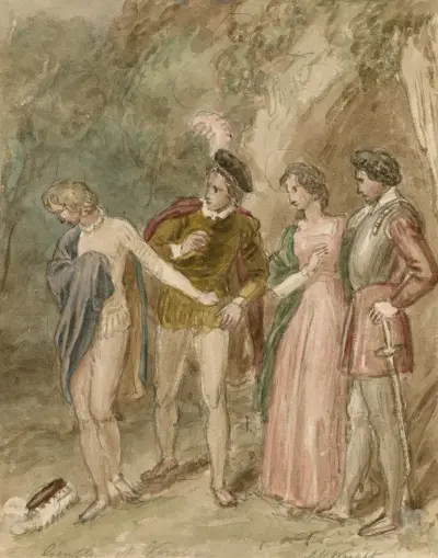 Illustrations to Shakespeare Pl.058 av John Massey Wright
