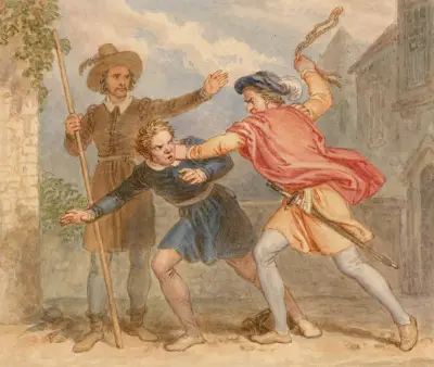 Illustration till Shakespeare, pl. 62 (1800-tal) av John Massey Wright