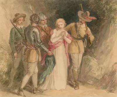 Illustration till Shakespeare, pl. 74 av John Massey Wright
