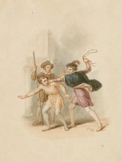 Illustration till Shakespeare pl. 087 av John Massey Wright