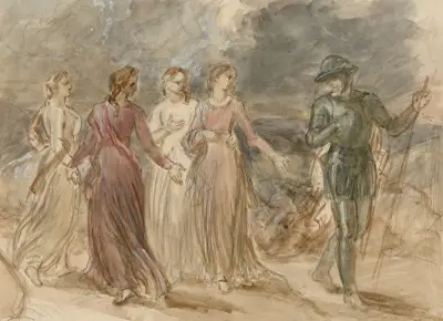 Illustrations to Shakespeare Pl.093 av John Massey Wright
