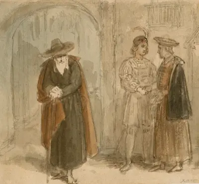 Illustrations to Shakespeare Pl.102 av John Massey Wright
