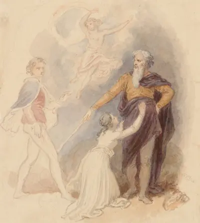 Illustrationer till Shakespeare pl.105 av John Massey Wright