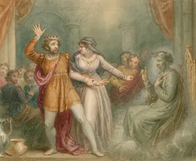 Illustrationer till Shakespeare, pl. 107 av John Massey Wright