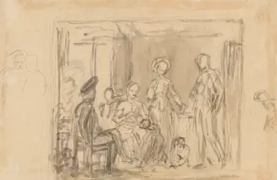 Scény z Macbetha – č. 2, John Massey Wright