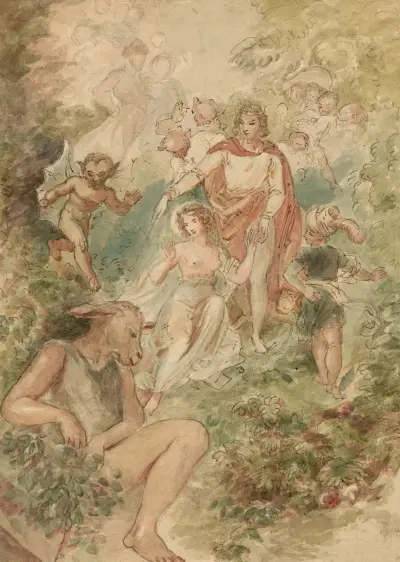 Scener ur En midsommarnattsdröm 2 av John Massey Wright