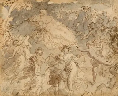 Scener ur En midsommarnattsdröm av John Massey Wright