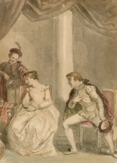 Scener ur Romeo och Julia 2 av John Massey Wright