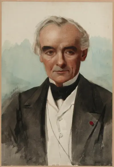Portrait de Prosper Mérimée av Mathilde Bonaparte