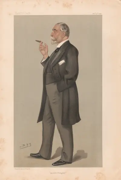 Ambassadors of England; Austro-Hungary Count Fraz Deym, 24 February 1898 av Leslie Matthew Ward