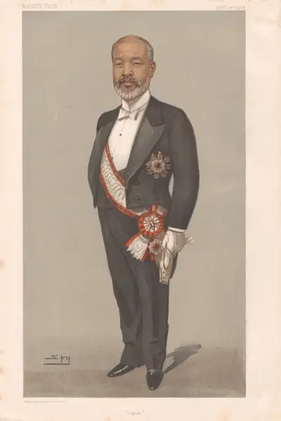 Ambassadors to England; Japan, The Viscount Tadasu Hayashi, 24 April 1902 von Leslie Matthew Ward