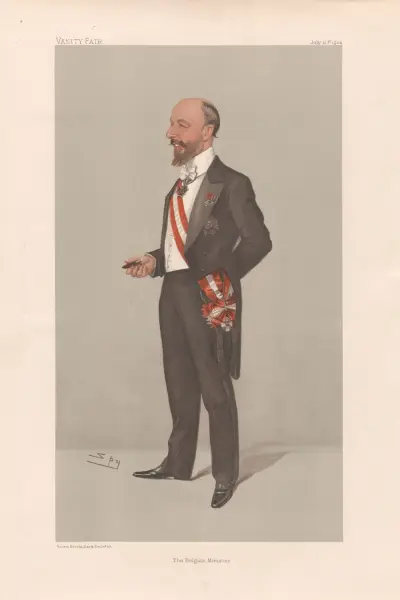 Ambassadors to England; The Belgian Minister, Count Charles De La Laing, 21 July 1904 von Leslie Matthew Ward