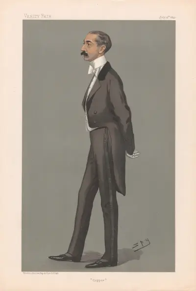 Bankers and Financiers. ‘Copper’. Reginald Ward. 13 July 1899 av Leslie Matthew Ward