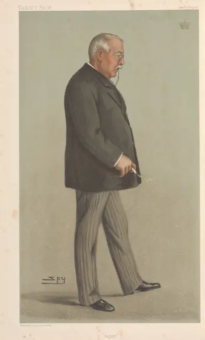 Bankers and Financiers. ‘Egypt’. The Earl of Cromer. 2 January 1902 av Leslie Matthew Ward