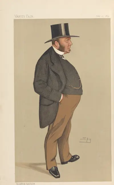 Bankierzy i finansiści. Pan Michael Biddulf. 25 lipca 1891, Leslie Matthew Ward