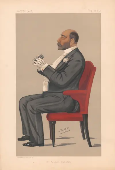 Bankers and Financiers. Mr. Reuben Sassoon. 20 September 1890 av Leslie Matthew Ward