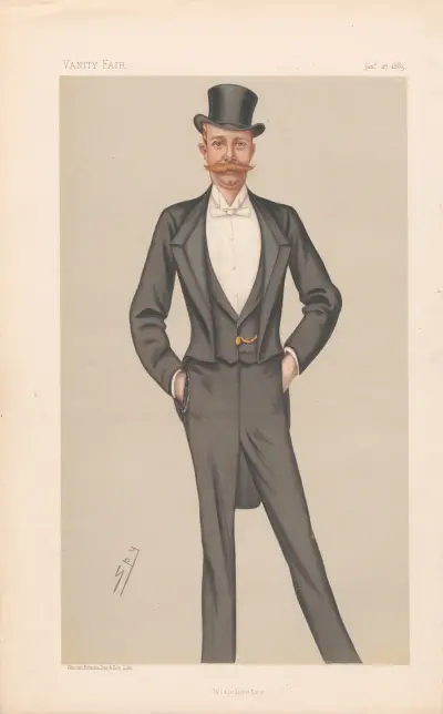 Bankers and Finciers. ‘Winchester’. Viscount Barting. 27 January 1883 av Leslie Matthew Ward