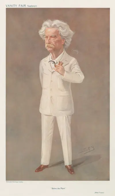 Under betyget, Mark Twain av Leslie Matthew Ward