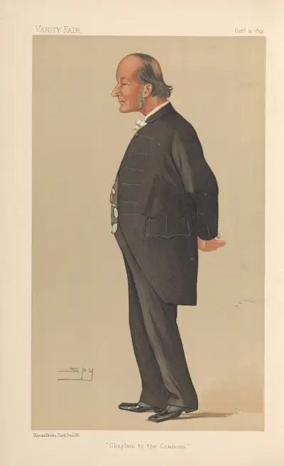 Prästerskap. ’Chaplain to the Commons’. Frederick William Farrar. 10 oktober 1891 av Leslie Matthew Ward