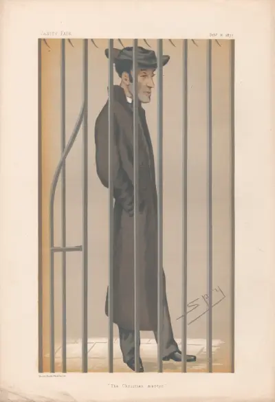 Clergy. ‘The Christian martyr’. Rev. Arthur Tooth. 10 February 1877 av Leslie Matthew Ward