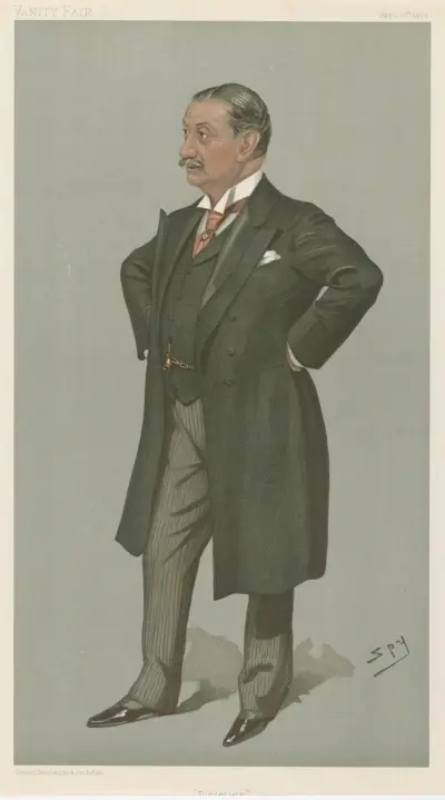 Läkare och forskare. 'Dietetik'. Dr. Nathaniel Edward Yorke-Davies. 12 april 1900 av Leslie Matthew Ward