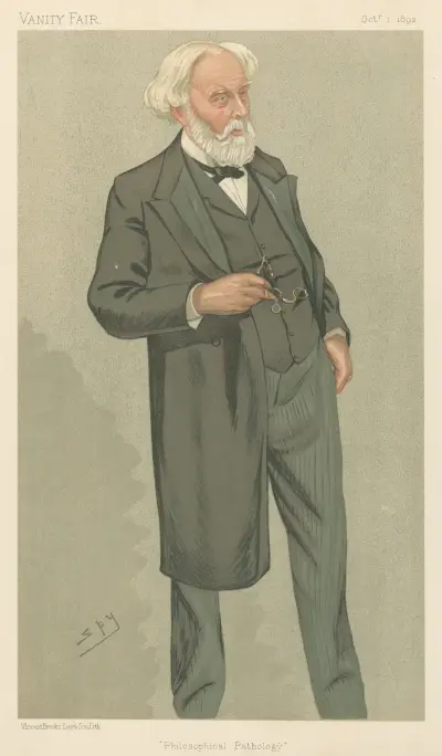 Läkare och vetenskapsmän. 'Filosofisk patologi'. Dr. Samuel Wilks. 1 oktober 1892 av Leslie Matthew Ward