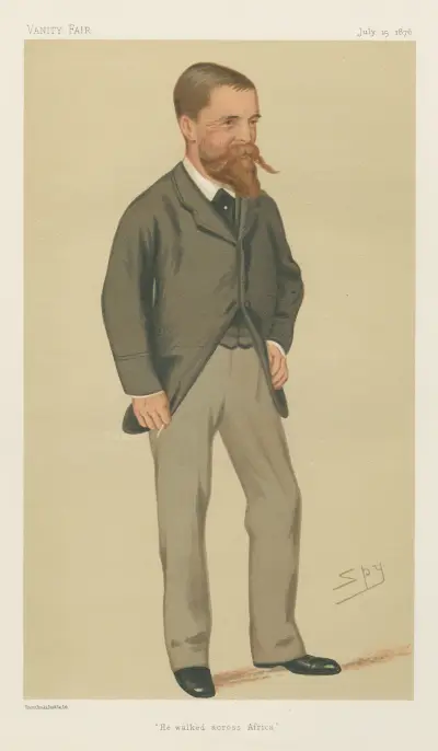 Explorers and Inventors. ‘He walked across Africa’. Lieutenant Cameron. 15 July 1876 av Leslie Matthew Ward