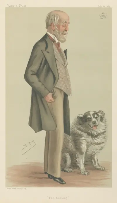Fox Hunters. ‘Foxhunting’. Lord Gardner. 21 July 1883 von Leslie Matthew Ward