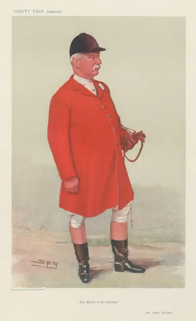 Fox Hunters. ‘The Master of the Heythrop’. Mr. Albert Brassey. 15 March 1906 av Leslie Matthew Ward