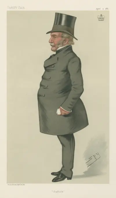 Frimurare; 'Suffolk', Lord Waveney, 2 april 1881 av Leslie Matthew Ward
