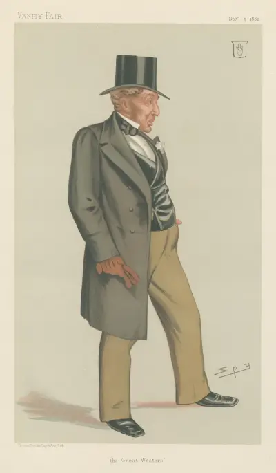 Freemasons; ‘The Great Western’, Sir Daniel Gooch, December 9, 1882 av Leslie Matthew Ward