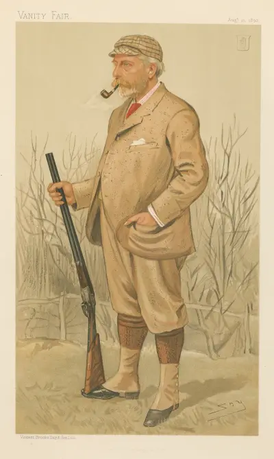 Game Hunter; ‘Letters to Young Shooters’, Sir Ralph Payne-Gallway, August 10, 1893 av Leslie Matthew Ward