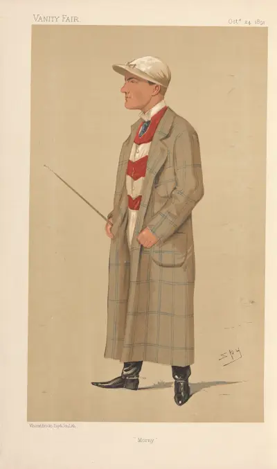 Jockeys; „Morny“, H. Mornington Cannon, 24. Oktober 1891 von Leslie Matthew Ward