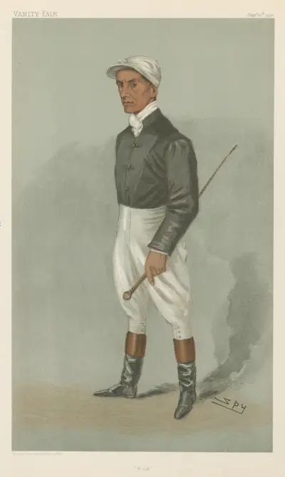 Jockeys; ‘Rick’, Fred Rickaby, September 12, 1901 av Leslie Matthew Ward