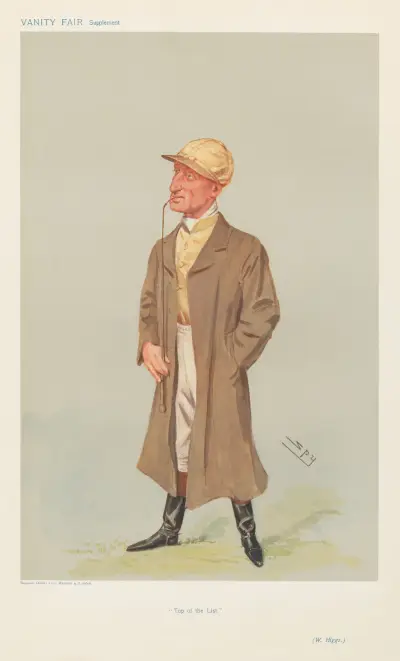 Jockeys; „Top of the List“, William Higgs, 21. November 1906 von Leslie Matthew Ward