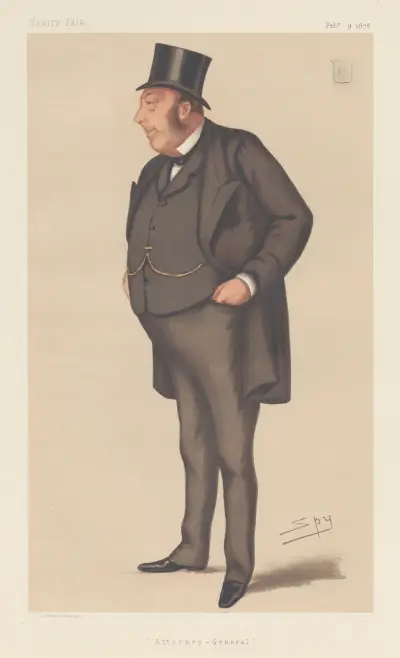 Legal; ‘Attorney-General’, John Holker, February 9, 1878 av Leslie Matthew Ward