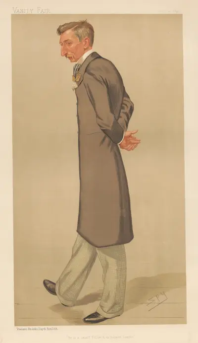 Rättslig; 'Han är en smart kille och en ärlig advokat', Arthur Hepburn Hastie, 20 juli 1893 av Leslie Matthew Ward