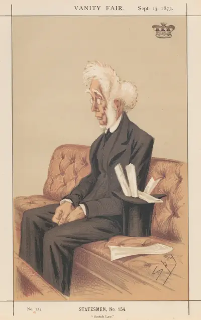 Prawo; „Szkockie prawo”, Lord Colnsay, 13 września 1873, Leslie Matthew Ward